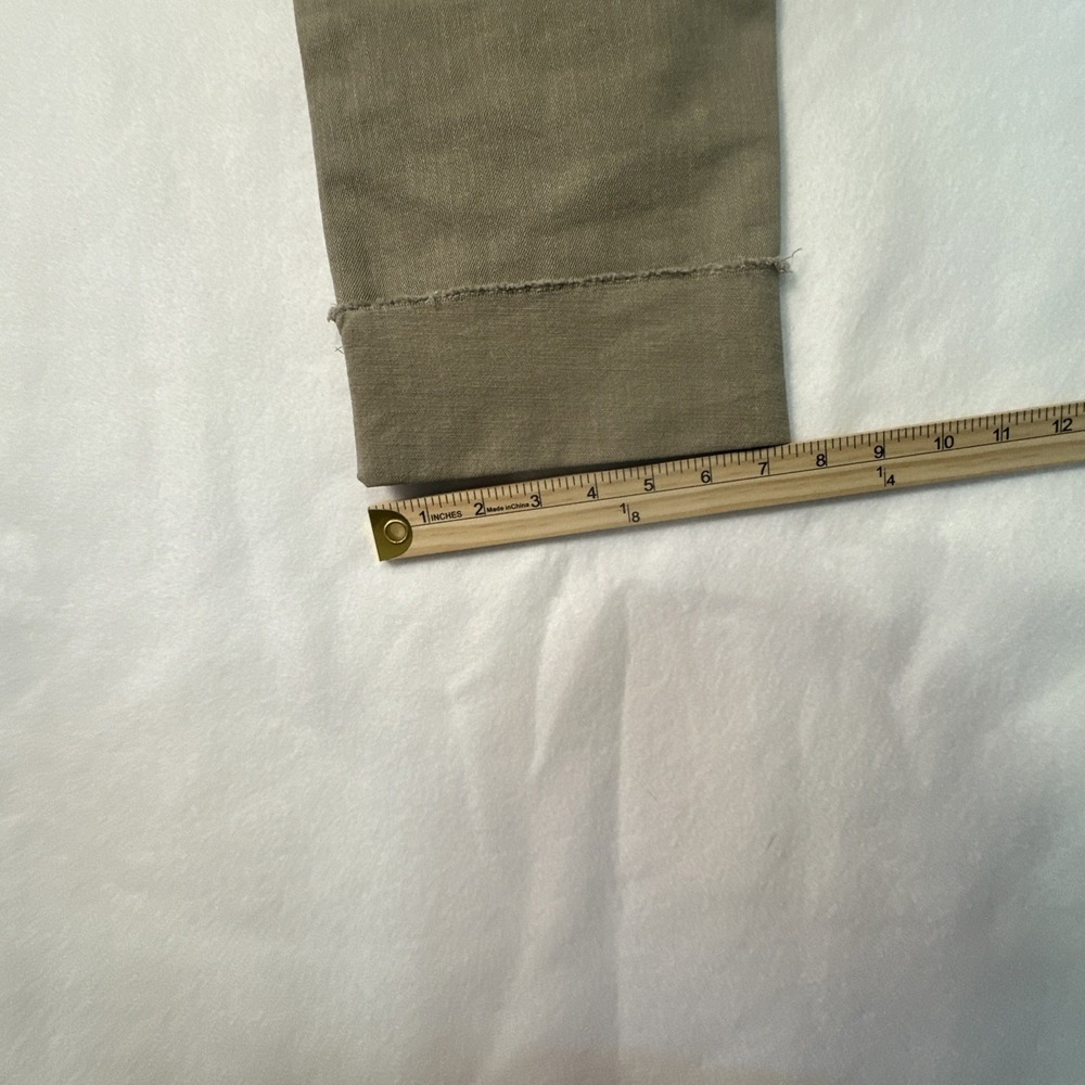 Lauren Ralph Lauren Regal Straight Crop Jeans Khaki Brown High Rise Size 16 - Picture 14 of 16